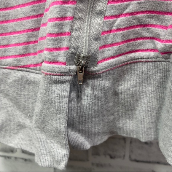 Victoria’s Secret VSX Sexy Sport Striped Asymmetrical Zipper Jacket Small - Picture 3 of 8